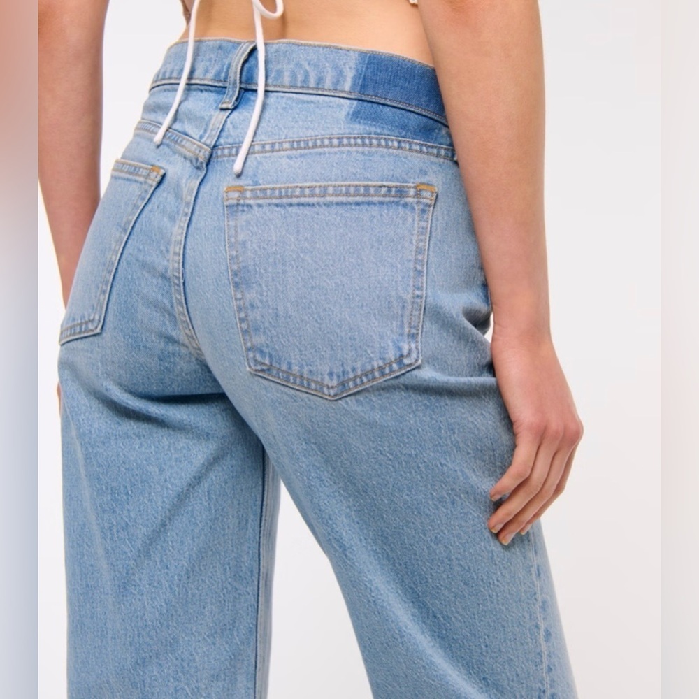 Abercrombie & Fitch Low Rise 90s Baggy Jean | Size 28 / 6 Regular - Picture 11 of 12